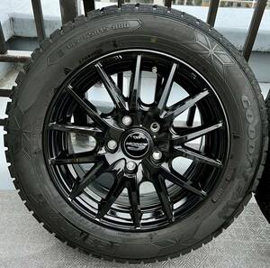 GOODYEAR ICE NAVI 6 スタッドレスタイヤ4本セット 185/65R/15 ホンダフリードハイブリッド （B、G Honda SENSING、EX）（FF/4WD共通）　