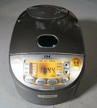 ◎ ZOJIRUSHI ゾウジルシ 炊飯器 5.5合 豪熱沸騰 IH炊飯ジャー 100V ブラウン ※動作確認済み NP-VC10_画像1