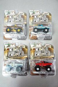 グリーンライト 1/64 Kings of Crunch シリーズ 1993 フォード F-250 WILDFOOT / 1985 GMC HIGH SIERRA 2500 など4点セット