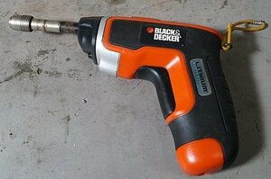 ◎ BLACK＆DECKER ブラック＆デッカー スーパーコンパクト ミニインパクトドライバー 本体のみ ※通電確認済み CP310X