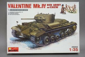 ★ MIniArt ミニアート 1/35 VALENTINE バレンタイン Mk.Ⅳ RED ARMY w/CREW プラモデル 35092