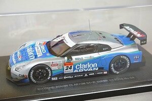 EBBRO エブロ 1/43 NISSAN 日産 WOODONE ADVAN CLARION ウッドワン アドバン クラリオン GT-R スーパーGT500 2008 #24 44046