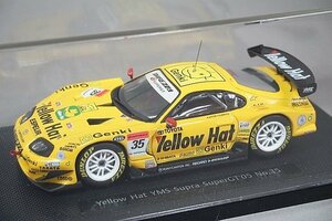 EBBRO エブロ 1/43 Toyota トヨタ イエローハット YMS スープラ スーパーGT 2005 #35 43696