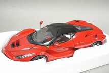 Hot Wheels ホットウィール エリート 1/18 Ferrari フェラーリ LaFerrari ラ・フェラーリ レッド ※パーツ破損有り BCT79_画像1