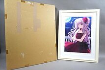 ★ アールビバン 西又葵 Le vin rouge ミクスドメディア 版画 縦約78cm x 横約58.5cm 【送料落札後調整】_画像7