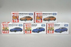 TOMICA トミカ SUBARU スバル 1/62 WRX S4 STI Sport # / BRZ / WRX S4 STI Sport R EX 5点セット