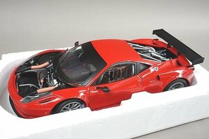 Hot Wheels ホットウィール エリート 1/18 Ferrari フェラーリ 458 Italia イタリア GT2 レッド X2860