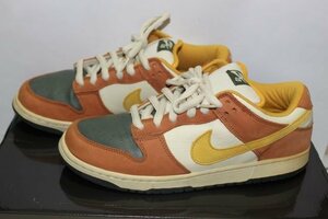 ▽♪ NIKE SB DUNK LOW PRO ナイキ ダンク ロー プロ 304292 271 スニーカー vapor/mineral yellowイエロー 28.5cm※箱違い