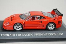ixo イクソ 1/43 Ferrari フェラーリ F40 レーシング プレゼンテーション 1991 レッド FER018_画像1