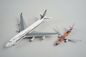 ★ herpa ヘルパ 1/400 B747-400 シンガポール 9V-SPG / B737-800 カンタス Yananyi Dreaming VH-VXB 2点セット