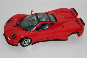 ▽ジャンク SOLIDO ソリド 1/18 PAGANI パガーニ Zonda ゾンダ USED UNDER LICENSE レッド ※本体のみ