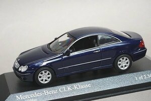 ミニチャンプス PMA 1/43 MERCEDES-BENZ メルセデスベンツ CLK クーペ 2002 ブルーメタリック 400031420