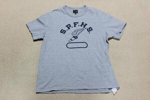 ▽♪ THE REAL McCOY'S ザリアルマッコイズ Tシャツ 半袖 グレー 40/L