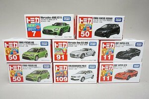 TOMICA トミカ メルセデスベンツ SLS AMG / SRT バイパー GTS / フォルクスワーゲン ポロ 初回限定カラー など8点セット