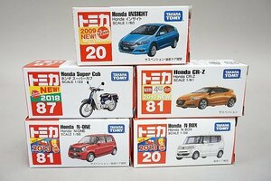 TOMICA トミカ HONDA ホンダ スーパーカブ / CR-Z / インサイト / N-ONE / Nボックス など5点セット