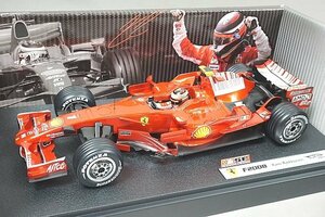 Hot Wheels ホットウィール 1/18 Ferrari フェラーリ F2008 K.ライコネン 2008 #1 L8781