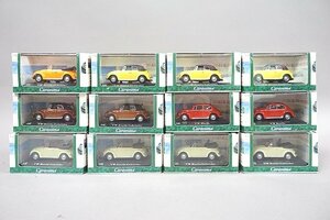 Cararama カララマ / ホンウェル 1/72 VW フォルクスワーゲン ビートル カブリオレ / ビートル イエロー / レッド など12点セット