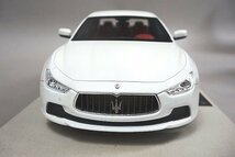 TOPMARQUES トップマルケス 1/18 Maserati マセラティ Ghibli ギブリ ホワイト TOP08C_画像2