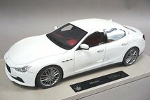 TOPMARQUES トップマルケス 1/18 Maserati マセラティ Ghibli ギブリ ホワイト TOP08C_画像1