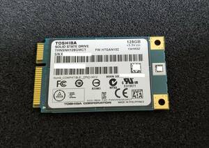 産業用 TOSHIBA SSD MLC 128GB THNSNH128GMCT mSATA ((定形外無料・動作品・3枚限定！！))