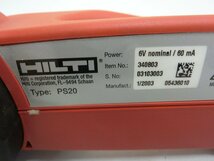 CKY017)HILTI/ディテクター/PS20/鉄筋探索器/ウォールディテクタ/電動工具/ヒルティ/_画像4