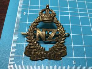 イギリス軍　部隊章　A-4 陸軍　第二次ニュージーランド遠征軍　記章　　実物　　帽章