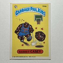 1986 TOPPS garbage pail kids ガーベッジペイルキッズ 154a BASKET CASEY 検索 アメトイ ホラー ビンテージ ぶきみくん_画像1