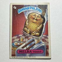 1986 TOPPS garbage pail kids ガーベッジペイルキッズ 143a MELBA TOAST 検索 アメトイ ホラー ビンテージ ぶきみくん_画像1