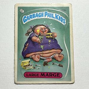 1986 TOPPS garbage pail kids ガーベッジペイルキッズ 122b LARGE MARGE 検索 アメトイ ホラー ビンテージ ぶきみくん