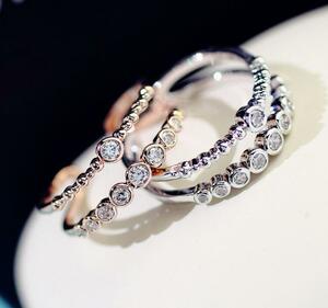 [ free shipping ] feeling of luxury . loquat large grain ring free size ring zirconia present (9 number ~21 number ) accessory man and woman use pink gold 