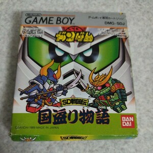  unused goods *BANDAI. Game Boy soft SD Gundam country .. monogatari 