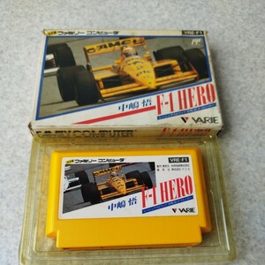 中古品★VARIE ファミコンソフト 中嶋悟 F-1 HERO