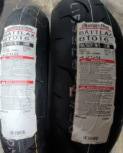 フロント・リアセット【22年製!送料・税込/新品・未使用】BRIDGESTONE BT016 120/70ZR17 ＆ 180/55ZR17 2本セット