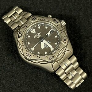 SEIKO セイコー 腕時計 AGS SCUBA スクーバ 200m チタン 5M23-7A30　111310w/T9（R）