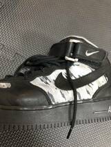 03年製 NIKE AF-X MID AIR FORCE 1 ナイキ エアフォース RECON リーコン SWOOSH ブラック BLACK CAMO 迷彩 カモフラ 黒 US10 28cm_画像6