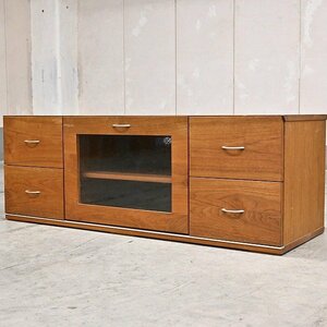  prefecture middle furniture [BEAUTE] tv board walnut material view te drawer living TV pcs storage Northern Europe style _ Denmark less seal can ti house 