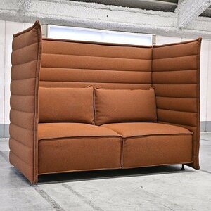 高級 Vitra 100万「アルコーヴ ソファ」a ワイド 2人掛け リビング ダイニング モダン ヴィトラ ALCOVE SOFA _カッシーナ アクタス