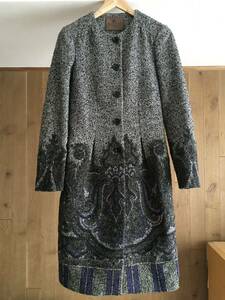 即決 美品　ETROエトロ　　コート４２ TM