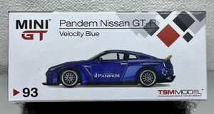 1/64 MINI GT 93 Pandem Nissan GT-R R35 Duck Tail Velocity Blue LHD MGT00093-L ニッサン パンデム 新品未開封品