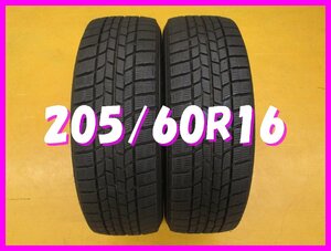 ◆送料無料 A1s◆　7分山　スタッドレス　205/60R16　92Q　グッドイヤー　ICENAVI6　冬２本　※2020年/日本製