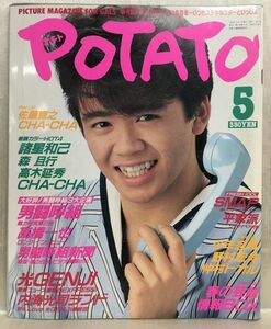 a05-12 / POTATO ( картофель ) 1989/5 Morohoshi Kazumi Otokogumi свет GENJI высота дерево . превосходящий др. * булавка nap есть 