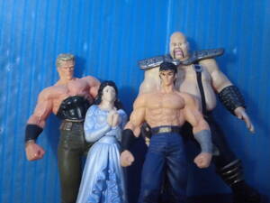 * Ken, the Great Bear Fist /[ Suntory BOSS freebie ] mini figure 4 point set ( Kenshiro / Raoh / Heart / lily a)