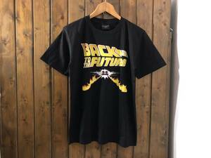 新品★バックトゥザフューチャー　プリントTシャツ★デロリアン/SF映画/BTTF