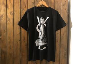 新品★ケイトモス　プリントTシャツ★ファッション・スーパーモデル/セレブ/セクシー/SEXY/BLK