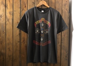 新品★ガンズアンドローゼズ　降谷 建志　着用　同プリント　ビンテージスタイル　ツアーTシャツ【L】★ロックバンド/ドラゴンアッシュ/KJ