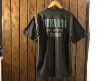 新品★ニルヴァーナ　IN UTERO TOUR　ビンテージスタイル　Tシャツ【XL】★ロックバンド/カートコバーン/イン・ユーテロ/NIRVANA_画像3