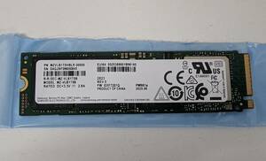 [使用時間0時間] NVMe 1TB◆SAMSUNG MZVLB1T0HBLR-00000(PM981a) M.2 PCIe Gen3x4 内蔵SSD◆最大読込3500MB/s 最大書込3000MB/s