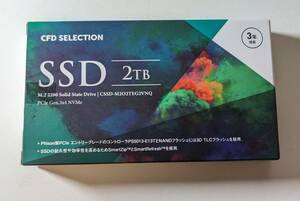 [使用時間754時間] NVMe 2TB◆CFD CSSD-M2O2TEG2VNQ◆M.2 PCIe Gen3x4 内蔵SSD◆最大読込2400MB/s 最大書込1750MB/s