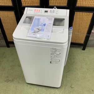 □【売り切り】2022年製！美品 Panasonic パナソニック 自動電気洗濯機 NA-FA7H1 7.0kg ECONAVIエコナビ 説明書付属 動作確認済み 生活家電