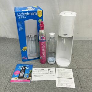 ◎【売り切り】美品！2021年製！sodastream TERRA ソーダストリーム SSM0086 炭酸水メーカー ガスシリンダー付 調理家電 ホワイト 